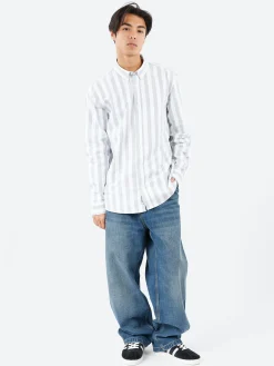 Carhartt WIP - Dillion Shirt in Park and White