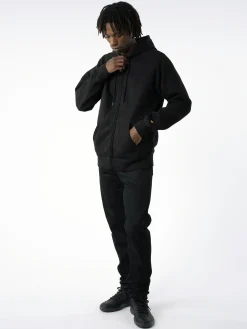 Carhartt WIP - Hooded Chase Jacket in Black/Gold