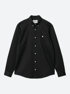 Carhartt WIP - L/S Madison Shirt in Black/Wax
