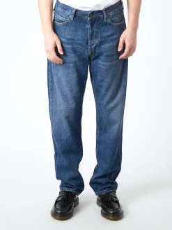Carhartt WIP - Marlow Pant in Blue Dark Used