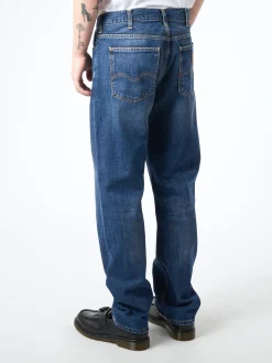 Carhartt WIP - Marlow Pant in Blue Dark Used