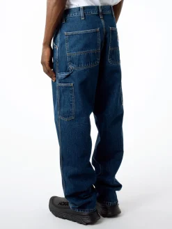 Carhartt WIP - Single Knee Pant in Blue Stone Wash