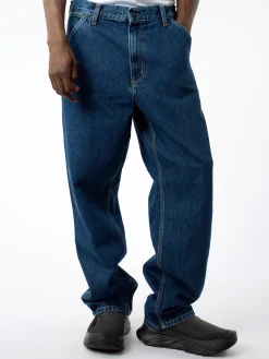 Carhartt WIP - Single Knee Pant in Blue Stone Wash