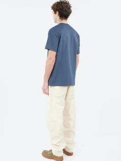 Carhartt WIP - S/S Chase T-Shirt in Dusky Blue