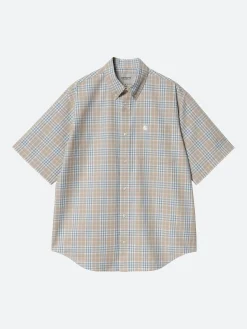 Carhartt WIP - S/S Niven Shirt in Wall and Wax