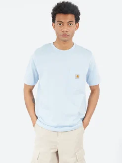 Carhartt WIP - S/S Pocket T-Shirt in Sky