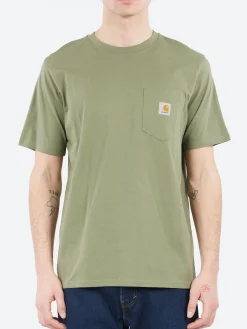 Carhartt WIP - S/S Pocket T-Shirt in Dollar Green