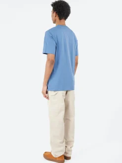 Carhartt WIP - S/S Pocket T-Shirt in Blue Iris