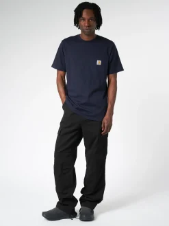 Carhartt WIP - S/S Pocket T-Shirt in Dark Navy