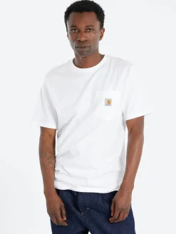 Carhartt Wip - S/S Pocket T-Shirt in White
