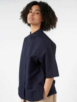 Casey Casey - Atolless Shirt in Navy