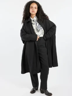 Casey Casey - Atomless Coat in Black