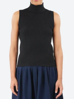 CFCL - Portrait Sleeveless Top in Black