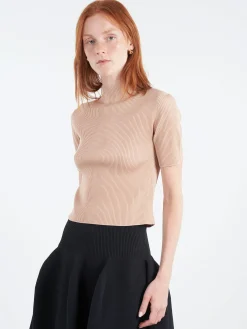 CFCL - Portrait Top in Pink Beige