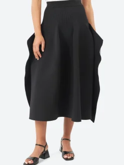 CFCL - Pottery Crease Skirt in Black
