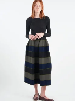 CFCL - Pottery Long Sleeve Dress in Black Multi