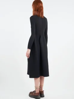CFCL - Pottery Long Sleeve Dress in Black