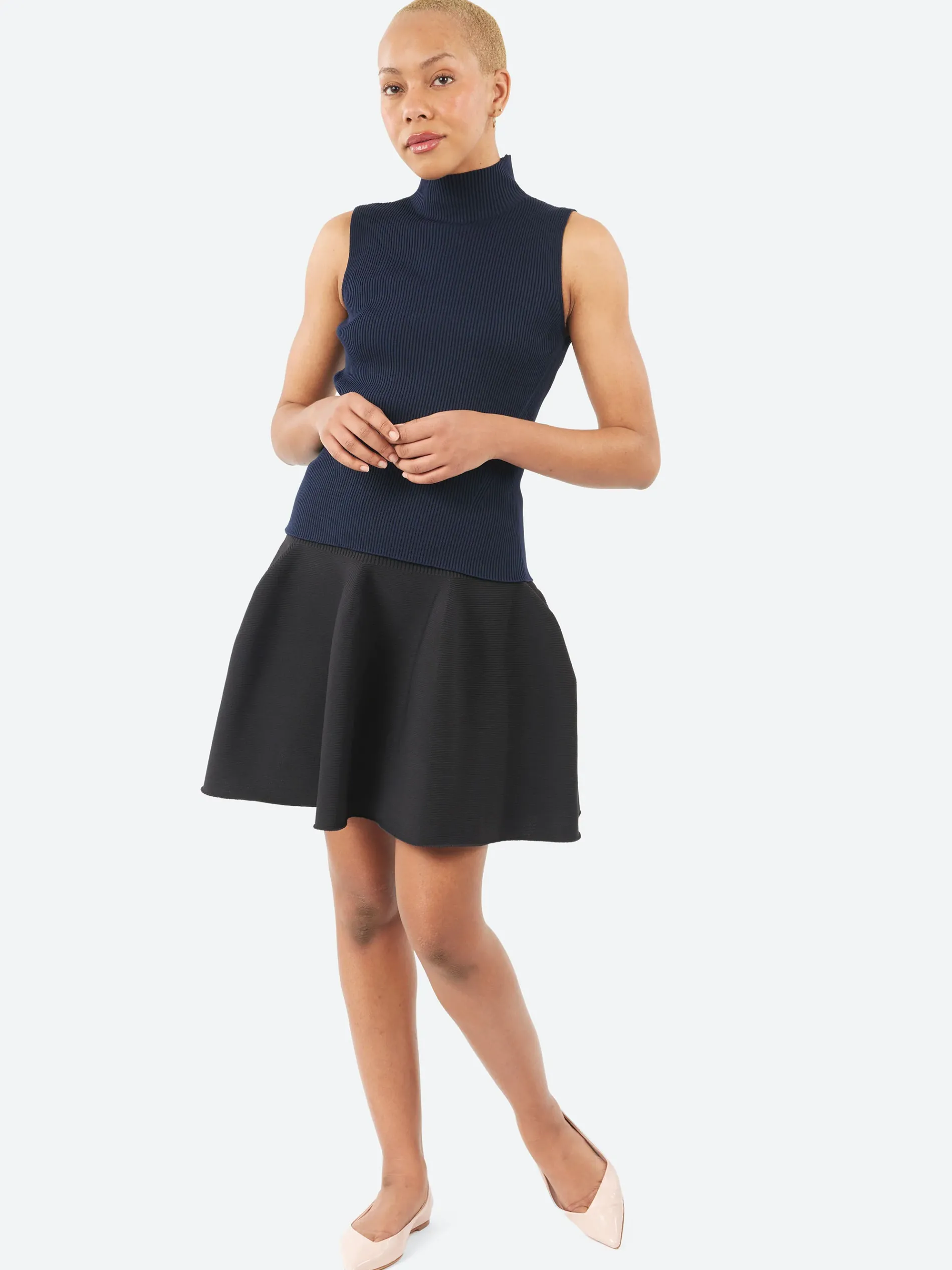 CFCL - Pottery Mini Skirt in Black