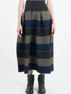 CFCL - Pottery Skirt in Black Multi