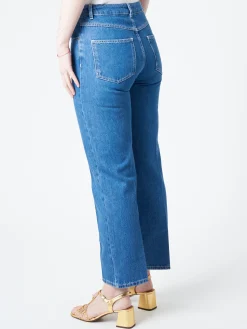 Chloé Stora - Ricil Jean in Bleu Moyen (Medium Blue)