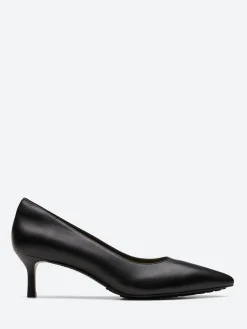 Clarks - Adela Court Heel in Black