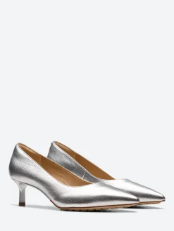 Clarks - Adela Court Heel in Silver