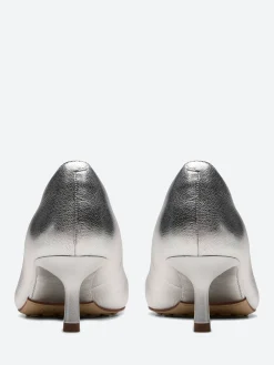 Clarks - Adela Court Heel in Silver