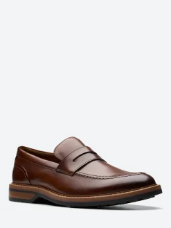 Clarks - Aldwin Step Loafer in Mid Tan Leather