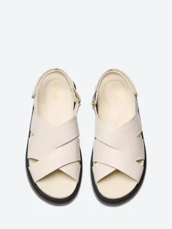 Clarks - Aristella Sun in Cream Leather