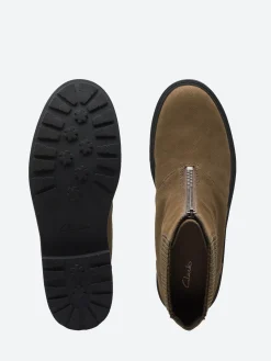 Clarks - Orinoco2 Up in Dark Olive Suede