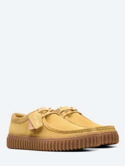 Clarks - Torhill Lo in Golden Tan Suede