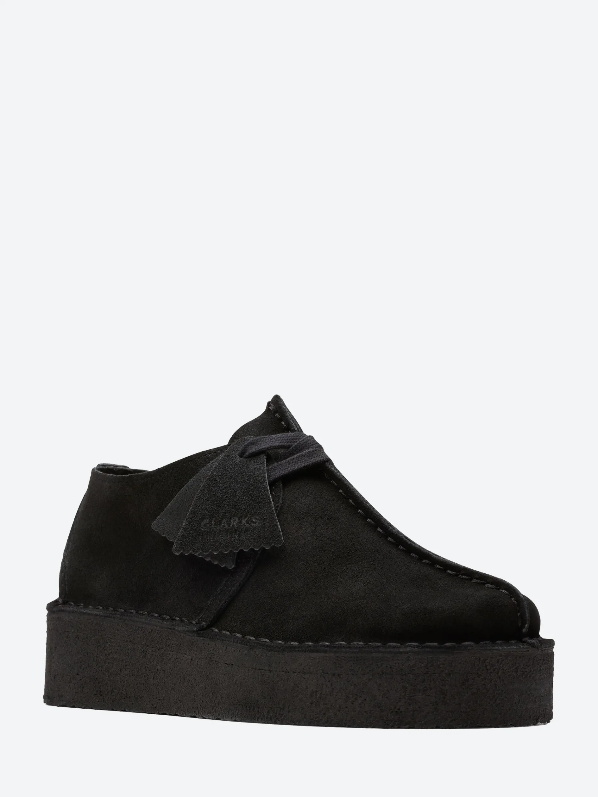 Clarks Originals - Trek Wedge in Black Suede