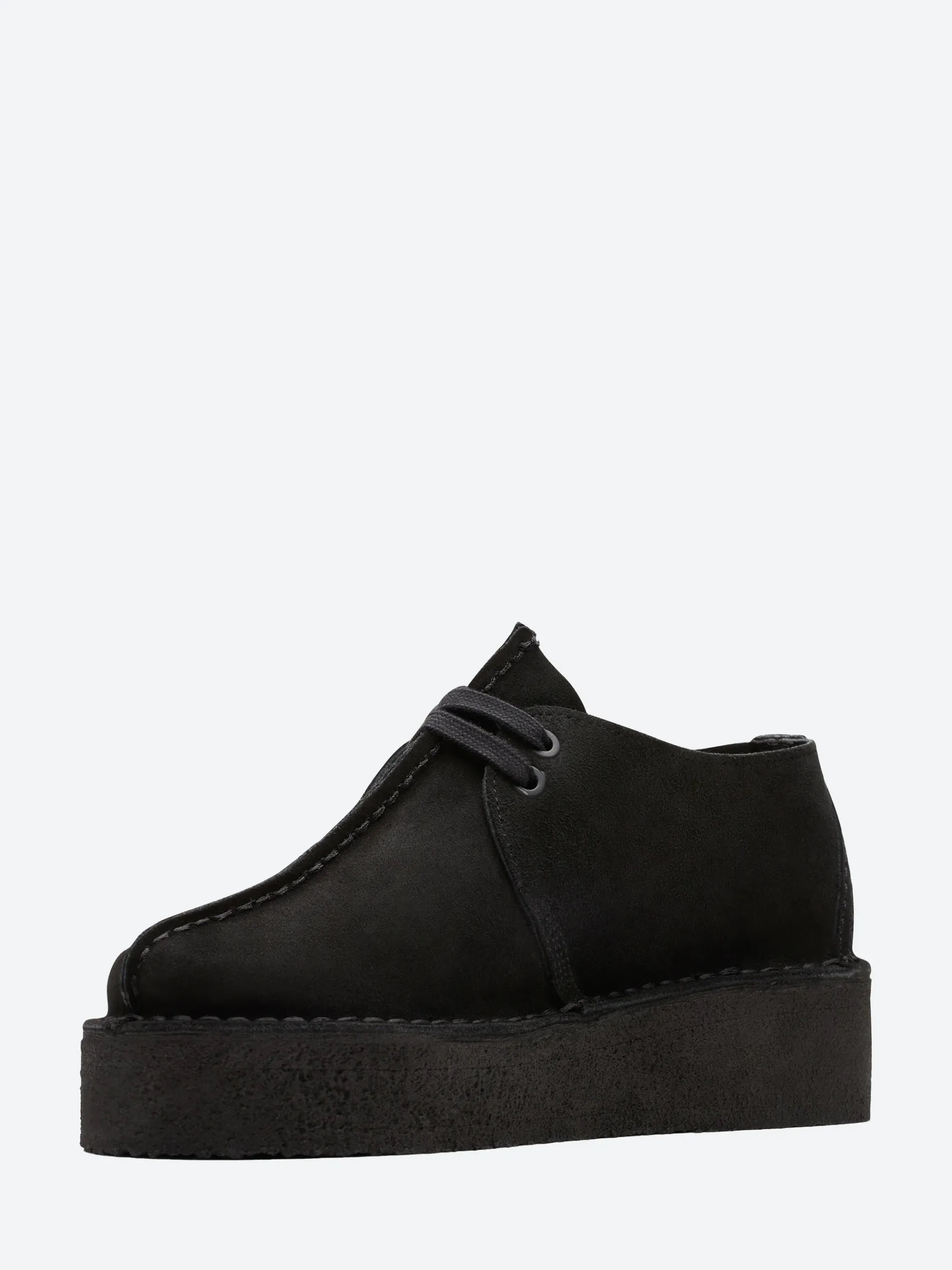 Clarks Originals - Trek Wedge in Black Suede