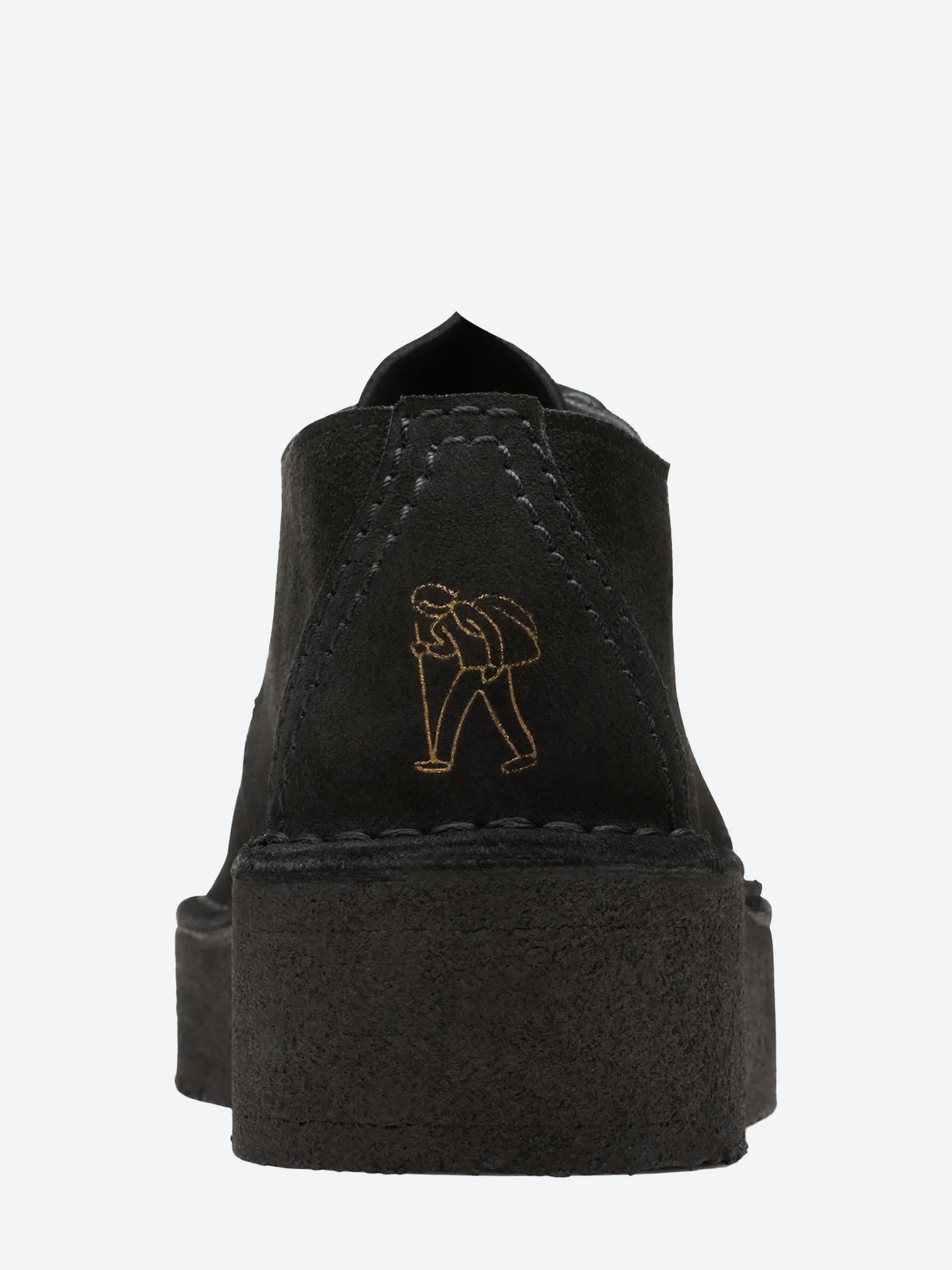 Clarks Originals - Trek Wedge in Black Suede