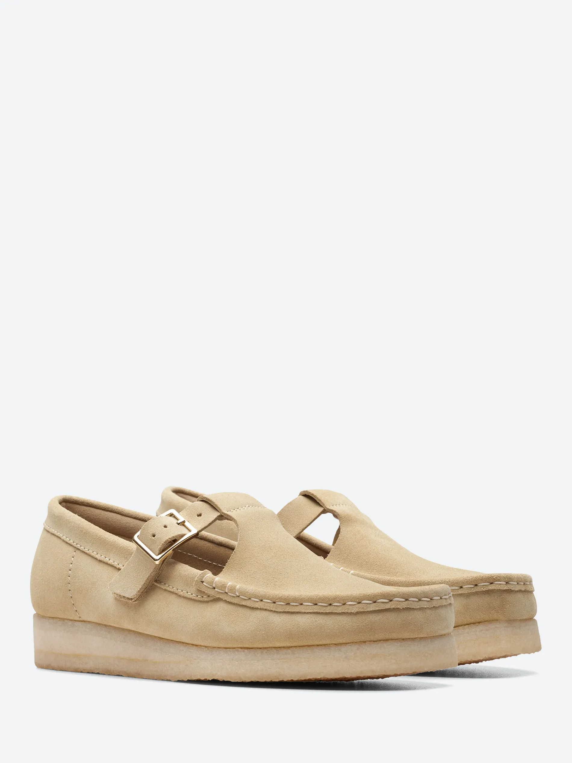 Clarks Originals - Wallabee T-Bar in Maple Suede