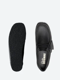 Clarks Originals - Wallabee in Black Tumbled Leather