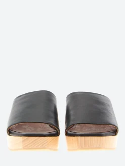 Coclico - Mist Clog in Black Leather
