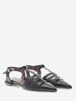 collection PRIVÉE? - C1492 Pointed Toe Flats in Black