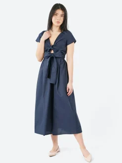 collection PRIVÉE? - RY3711 Wrap Dress in Navy