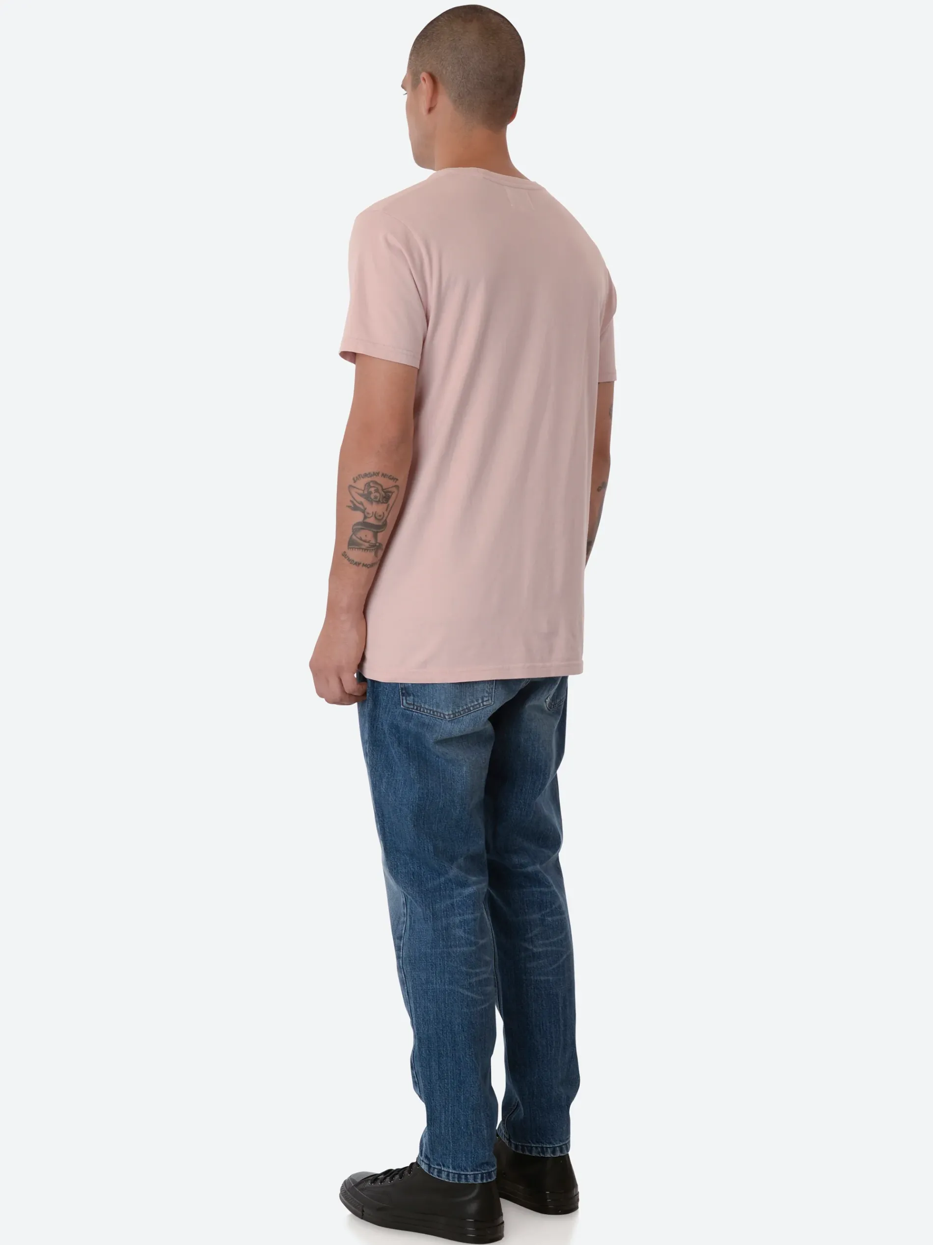 Colorful Standard - Classic Organic Tee in Faded Pink