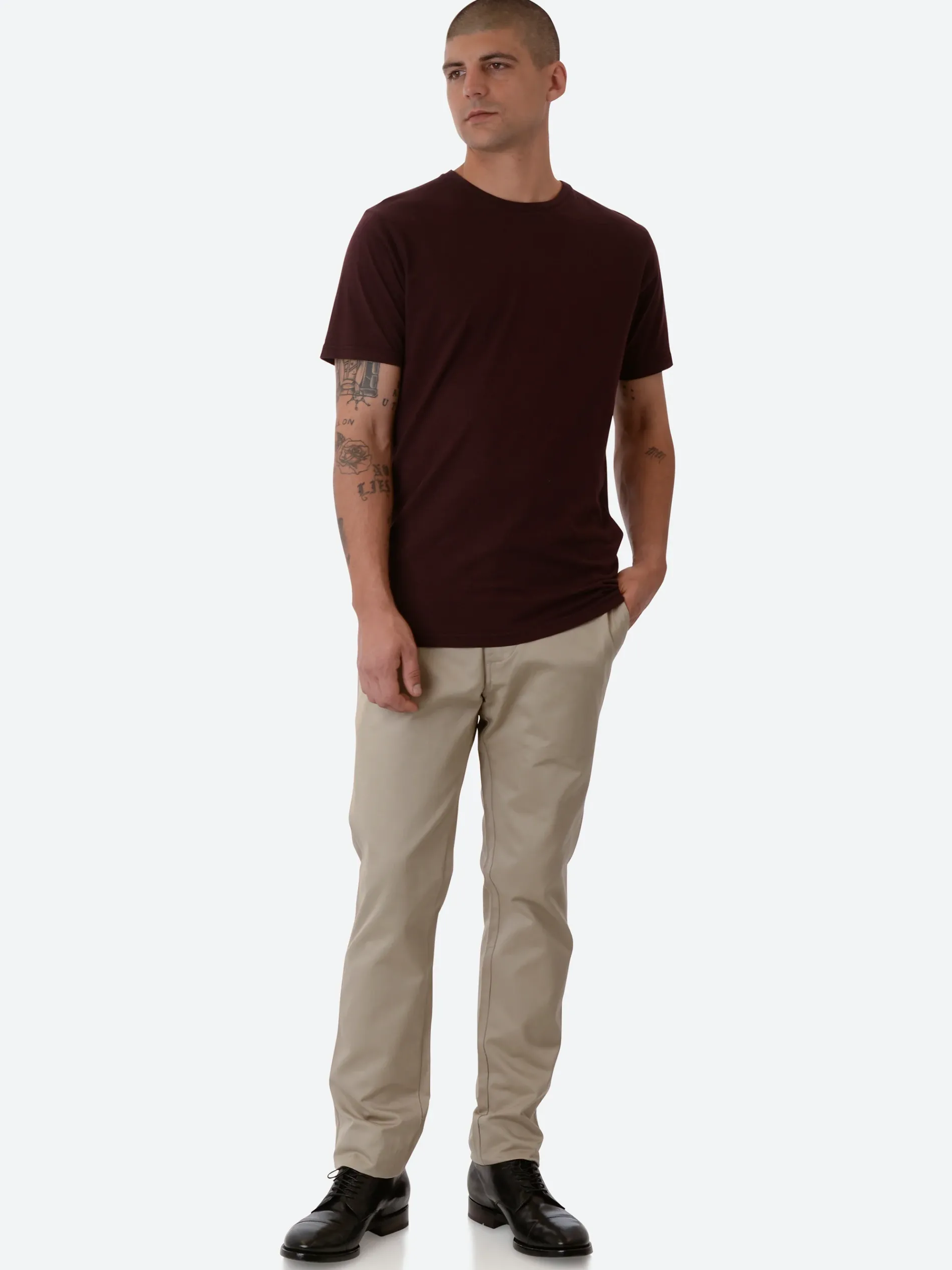 Colorful Standard - Classic Organic Tee in Oxblood Red