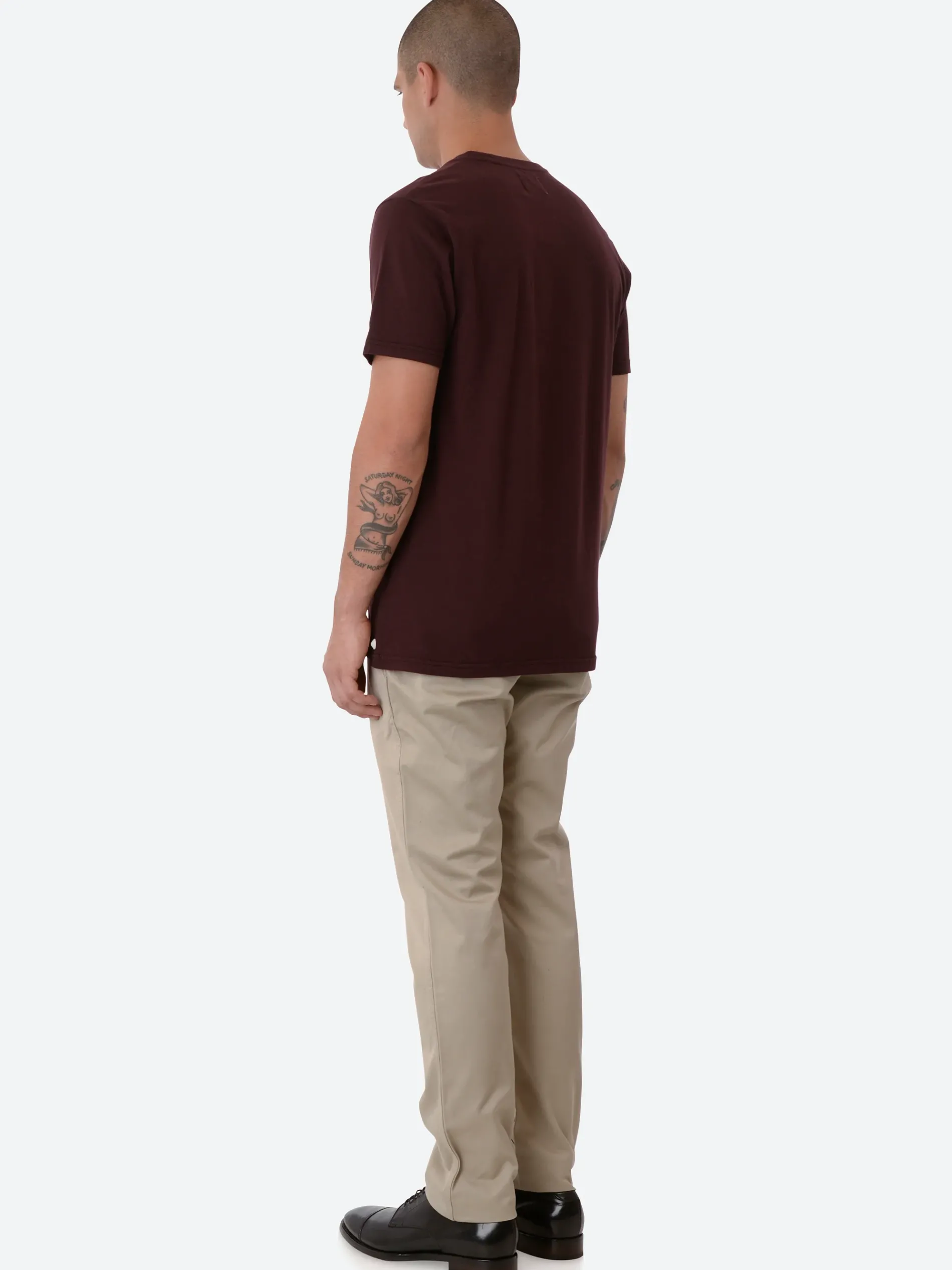 Colorful Standard - Classic Organic Tee in Oxblood Red