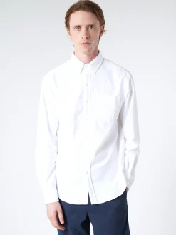 Colorful Standard - Organic Button Down Shirt in Optic White