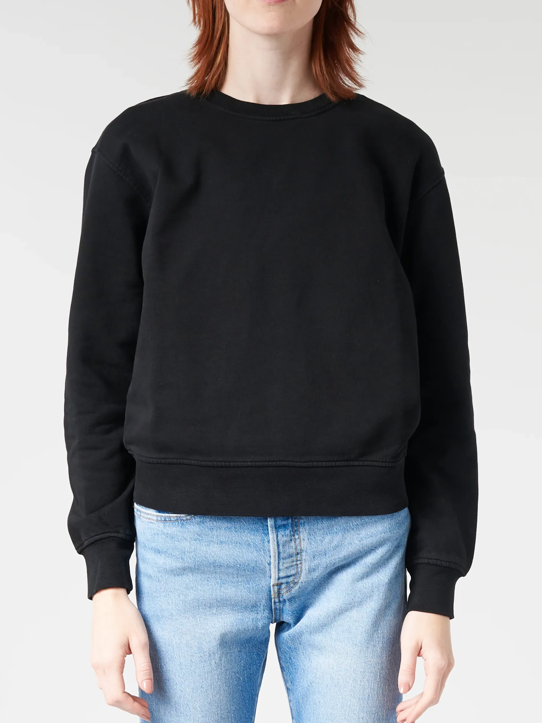 Colorful Standard - Women Classic Organic Crew in Deep Black