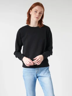 Colorful Standard - Women Classic Organic Crew in Deep Black