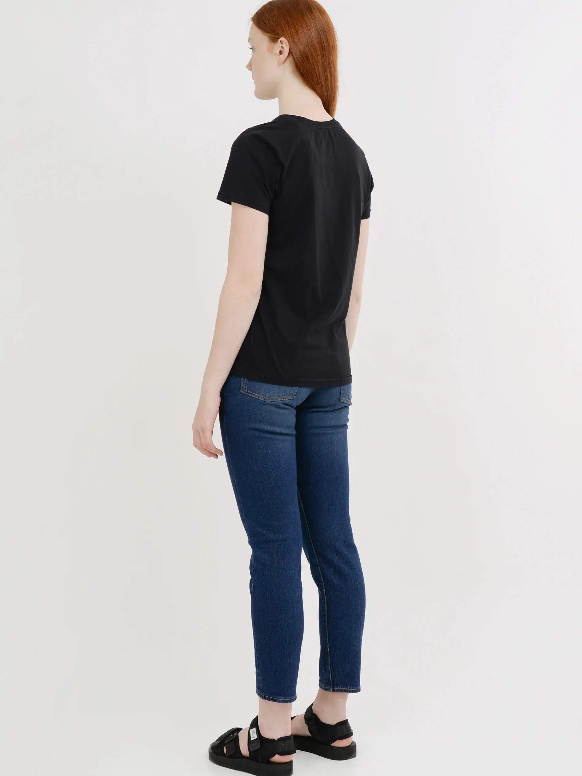 Colorful Standard - Women Light Organic Tee in Deep Black