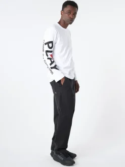 Comme des Garçons PLAY - T258 in White