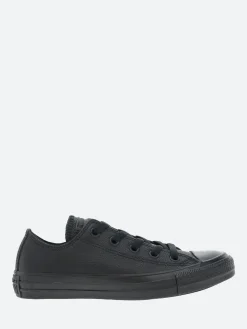 Converse - Chuck Taylor All Star Mono Leather Low Top in Black/Monochrome