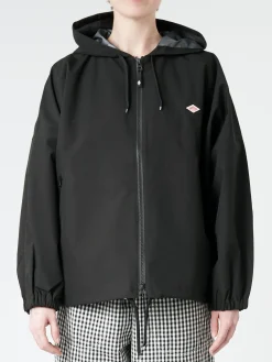 Danton - 3 Layer Cloth Hooded Jacket in Black