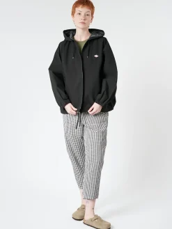 Danton - 3 Layer Cloth Hooded Jacket in Black